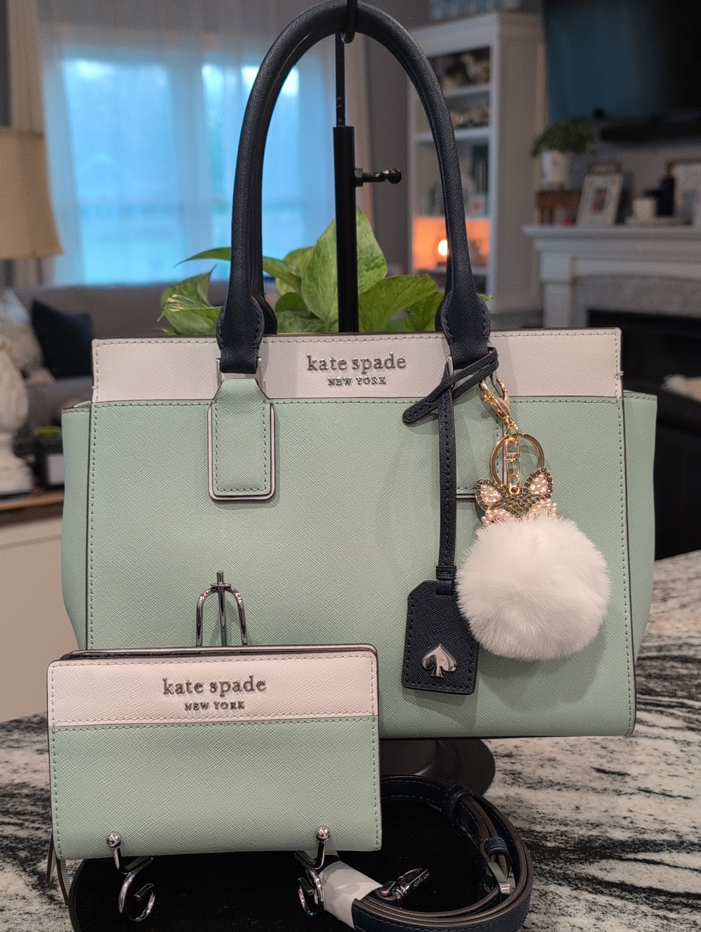 Kate Spade Colorblock Cameron Satchel With Matching Wallet